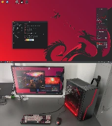 [KDE] Black and Red gaming