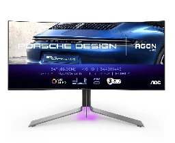 Porsche Design and AGON by AOC Unveil Gaming Monitor PD34