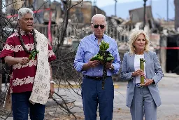 Biden pledges $95 million for Hawaii’s electrical grid after Maui wildfires