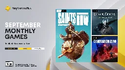 PlayStation Plus Monthly Games for September: Saints Row, Black Desert – Traveler Edition, Generation Zero