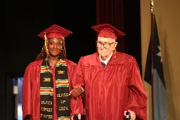 WWII veteran walks across graduation stage 81 years after getting drafted