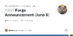 Forge Announcement (June 8) · lllyasviel stable-diffusion-webui-forge · Discussion #801