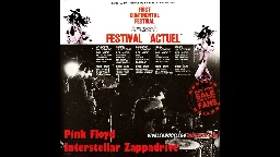 Pink Floyd & Frank Zappa   - 1969 -  Interstellar Overdrive at Amougies.