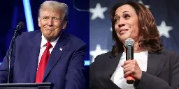 Just In: Harris leads Trump in first poll taken since Biden quit