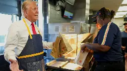 McDonald's tells U.S. restaurants it's not a 'political brand' after Trump visit