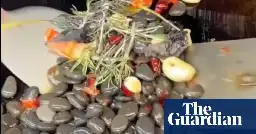 Chinese culinary craze of stir-fried stones rocks the internet