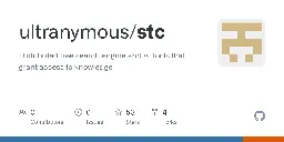 GitHub - ultranymous/stc: Distributed free search engine and AI tools that grant access to knowledge