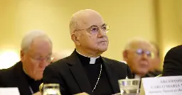 Vatican excommunicates ex-ambassador to U.S., Archbishop Carlo Maria Viganò, declares him guilty of schism