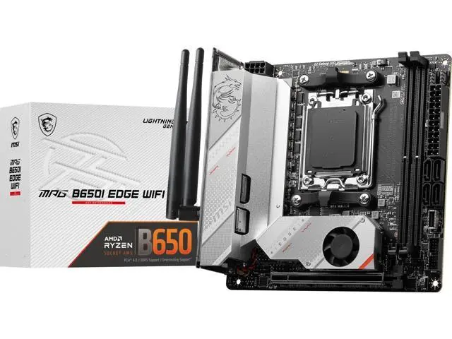 MSI MPG B650I EDGE WIFI AM5 AMD B650 SATA 6Gb/s DDR5 Ryzen 7000 Mini ITX Motherboard - Newegg.com