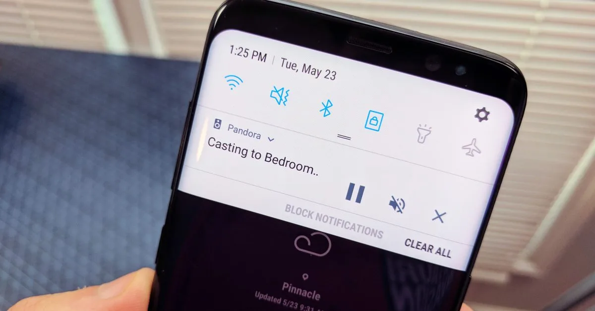 Google Cast control notifications now appear in the Android media player