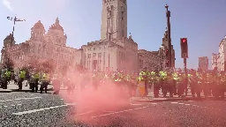 Liverpool riots: First group of people involved in riots appear in court - with one swearing as he was taken away