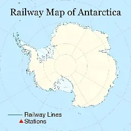 Railway Map of Antarctica